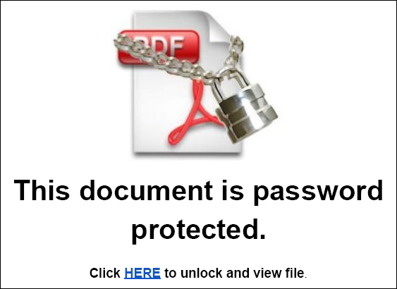 Malicious PDF attached to spam email