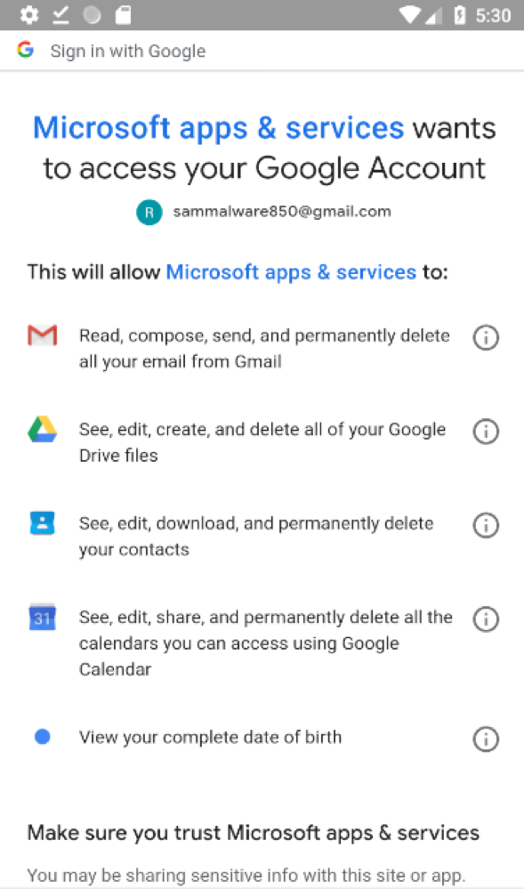 eM client gmail login asking to access and control all google drive files -  Mail - eM Client