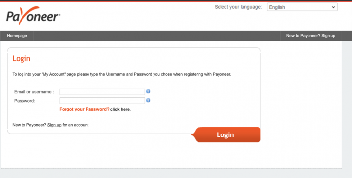 Example of phishing website opened in web isolation.