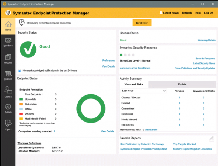 Symantec endpoint deals protection cloud