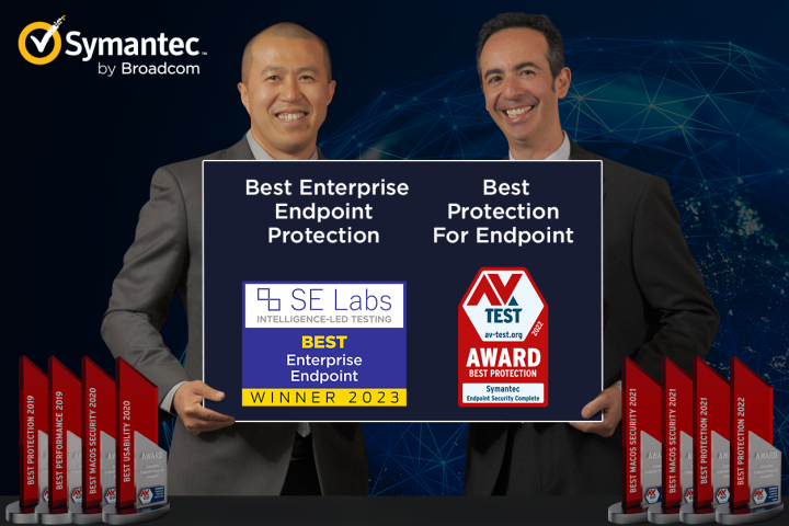 Joe Chen, VP Engineering and Adam Bromwich CTO, Symantec Enterprise Division