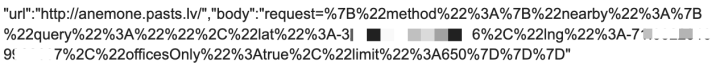 Figure 9. Latvijas Pasts network traffic